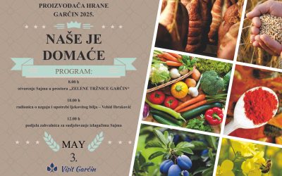 GALERIJA FOTOGRAFIJA 3. SAJAM LOKALNIH PROIZVOĐAČA HRANE “NAŠE JE DOMAĆE”, 03. svibnja 2025.